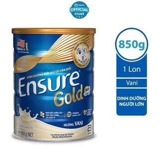 Sữa bột Ensure Gold Abbott (HMB) hương vani 850g