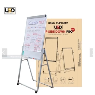 Bảng Flipchart UPSIDEDOWN PRO - Bảng Tân Hà - Kích Thước 60x100cm, 90x120cm - Tặng Full Phụ Kiện