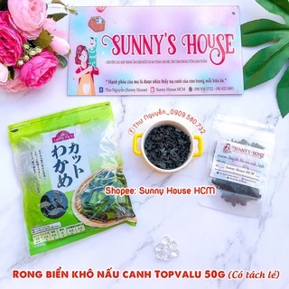 Rong biển khô nấu canh Topvalu 50g