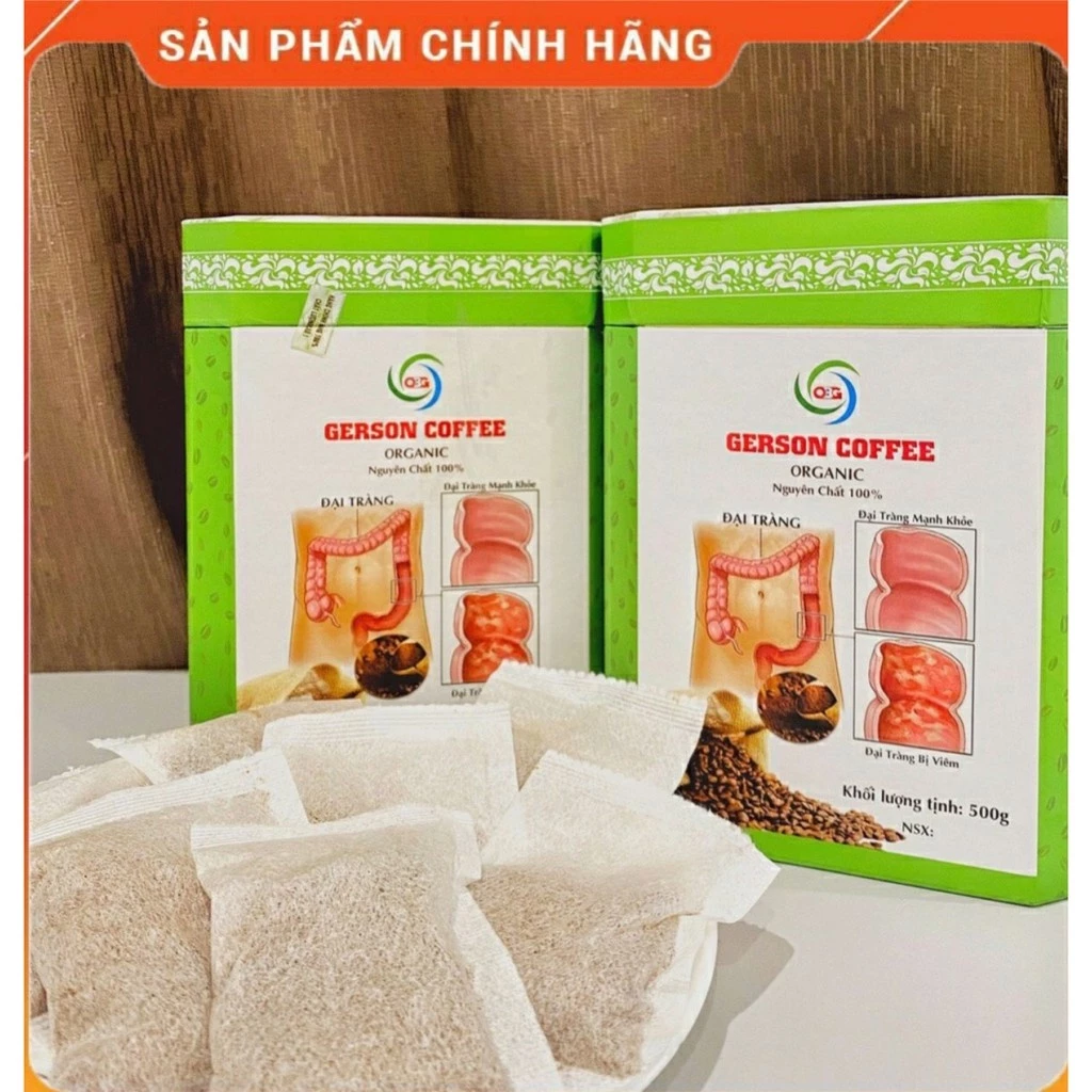 Cà Phê Hữu Cơ Gerson Coffee Dạng Túi Lọc Giúp  Thải Độc Cơ Thể-Giảm Cân Đẹp Dáng