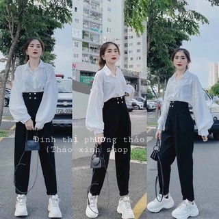 Quần Tây💥𝑭𝑹𝑬𝑬𝑺𝑯𝑰𝑷💥Quần Tây Lưng Cao 4 Nút Chất Tuyết Mưa Đủ Size,LY STORE