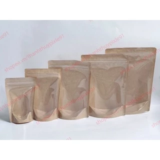 1KG Túi Zip mặt trong - mặt giấy đựng thực phẩm