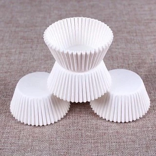 Cup mềm trắng lót bánh bao( lốc 500 chiếc)