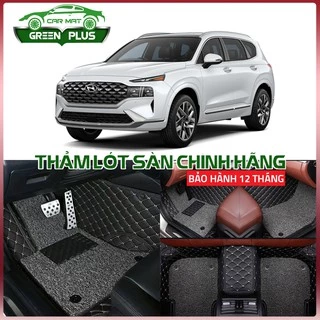 Thảm lót sàn ô tô 6D Hyundai Santafe (2021-2024) chống nước, không mùi, phủ kín 90% sàn xe