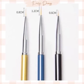 [NAIL] Set 3 bút cọ râu - cây cọ nét mảnh nhỏ với kích cỡ đầu râu khác nhau