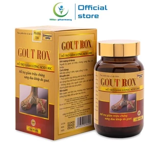 GOUT ROX thảo dược giảm acid uric, giảm gút, giảm sưng đau khớp - 50 viên [GOUT ROX]