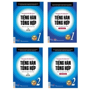 Sách - Combo Tiếng Hàn Tổng Hợp Dành Cho Người VIệt Nam Bản 2 Bàu ( SGK 1 +2 + SBT 1 + 2 )