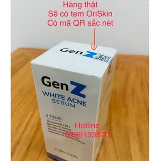 ✅ OriSkin GenZ White Acne Serum 👍 [CHÍNH HÃNG] ❤️ Serum GenZ White Acne Ngừa mụn xoá thâm giúp sáng da