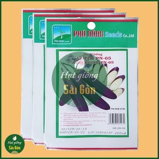 Hạt Giống Cà Tím Dài 0.2Gr Sai Trái