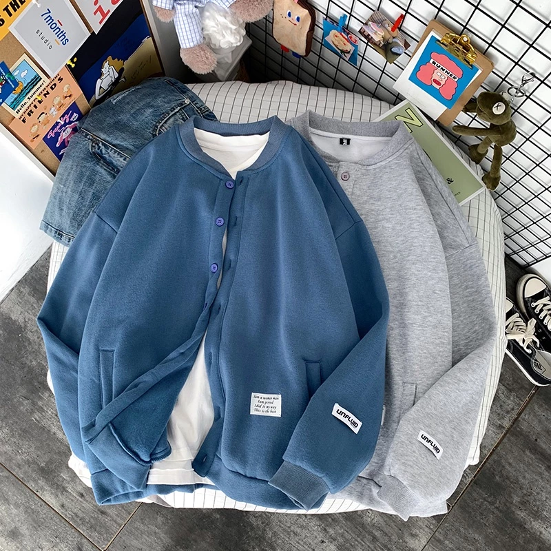 Áo Khoác Cardigan HAZEE chất nỉ bông Cho Nam Nữ Phong Cách Ulzzang Phù Hợp Đi Đà Lạt, Dạo Biển