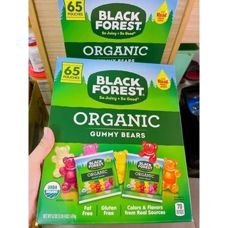 Kẹo dẻo Trái cây Black Forest Organic Gummy Bears 1,47kg - Hộp 65 gói