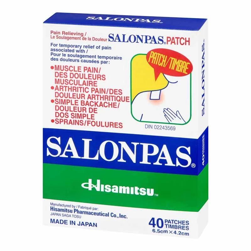 Salonpas ( Cao dán Salonpas )- hộp 10/ 20 /40 miếng