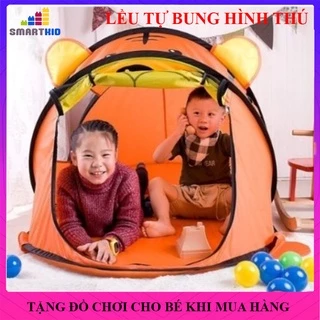 Lều Cho Bé, Lều Bóng, Nhà Bóng Tự Bung Hình Thú, Công Chúa, Cắm Trại Dành Cho Bé, Dễ Dàng Gấp Gọn, Khung Thép Chắc Dẻo