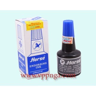 [MUA SỈ GIẢM 10%] Mực đóng dấu Tampon Horse, (1 hộp)