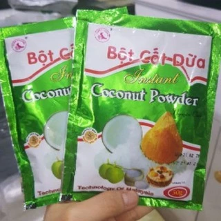 2 gói bột cốt dừa