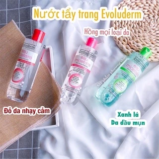 Nước tẩy trang làm sạch da Evoluderm