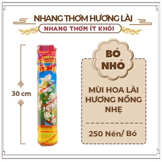 Nhang Thơm Hương Lài Nồng Nhẹ Thiên Lộc An Toàn Cho Sức Khỏe - 3 Tấc Bó Nhỏ 250 Nén