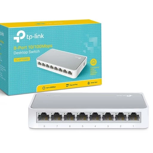 Bộ chia tín hiệu 8 cổng TP-Link 8 port switch 10/100 Mbps TL-SF1008D,bộ chia mạng switch bh 24 tháng,vds shop