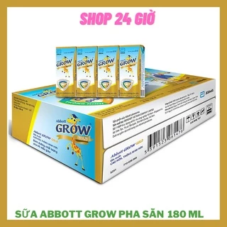 Thùng Sữa Abbott Grow Pha Sẵn Lốc 180 Ml