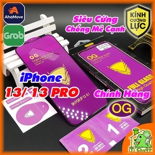 [Chính Hãng OG] Kính CL iPhone 13/ 13 Pro 6.1" Cường Lực 2.5D Full Viền Cứng Chống Mẻ Cạnh