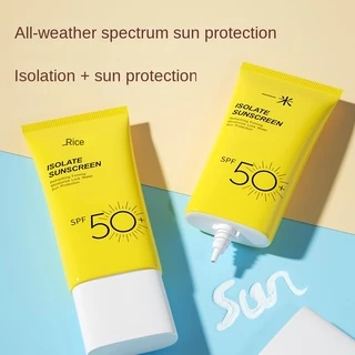 Kem Chống Nắng Spf50 + Chống Tia Cực Tím Trọng Lượng Nhẹ Dễ Tẩy Trang Không Nhờn