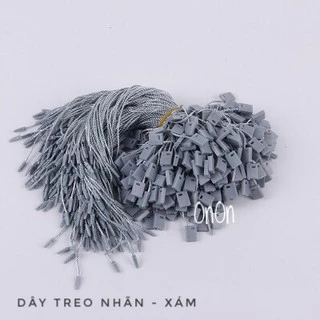 Dây tag treo nhãn mác quần áo - XÁM khoảng 1000 sợi