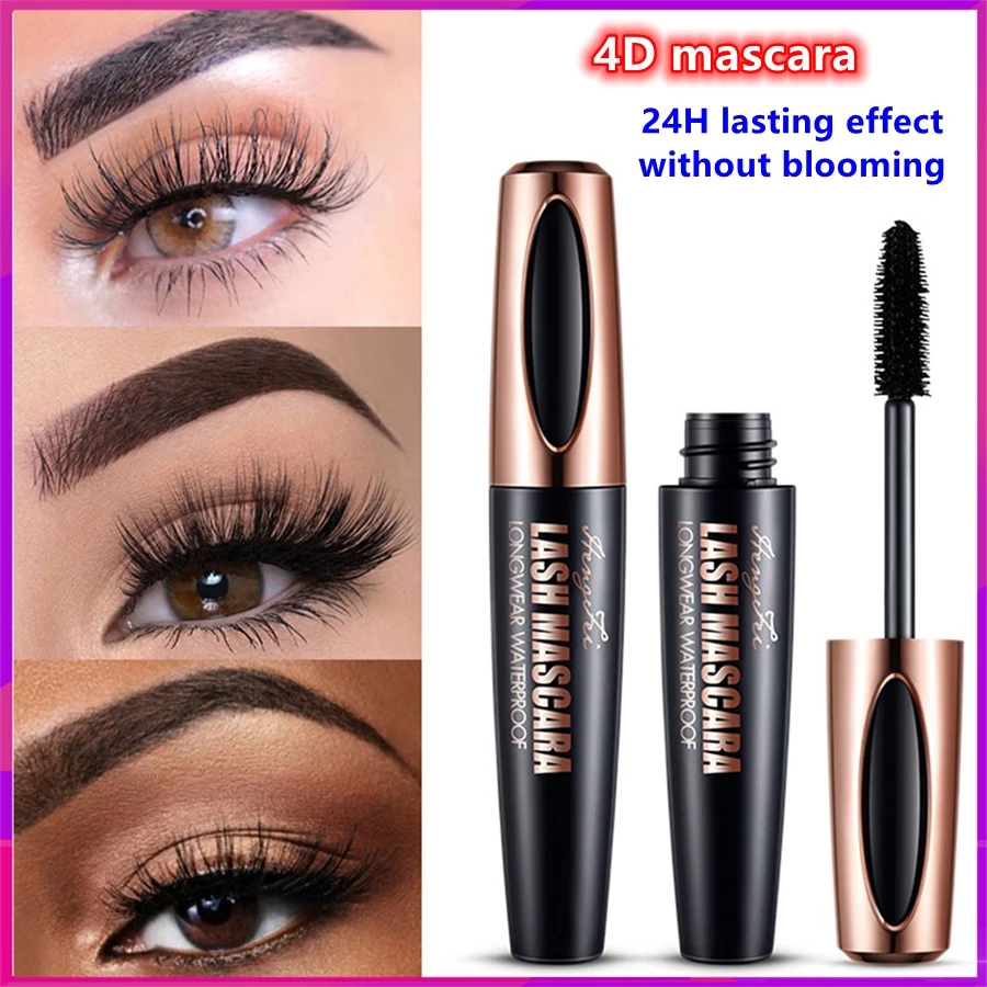 Mascara 4D Màu Đen Lâu Trôi Chống Thấm Nước Và Mồ Hôi Chuốt Dài Và Cong Mi