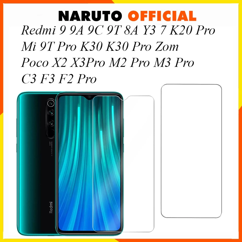 Cường lực redmi 9 9A 9C 9T 8A Y3 7 K20Pro Mi 9TPro K30 K30ProZom Poco X2 X3Pro M2Pro M3 Pro C3 F3 F2Pro Trong Suốt [THT]