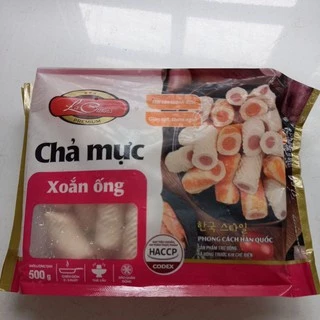 Chả mực xoắn ống Lacusina túi 500g