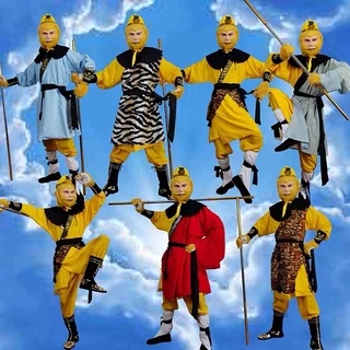 [SẴN SET 4 GIÀY] Set trang phục cosplay Tôn Ngộ Không - phim Tây Du Ký hàng chuẩn cao cấp.