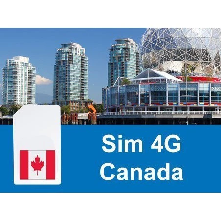 Sim Canada 3G/4G, Sim Du Lịch Canada Tốc Độ Cao Sahaha