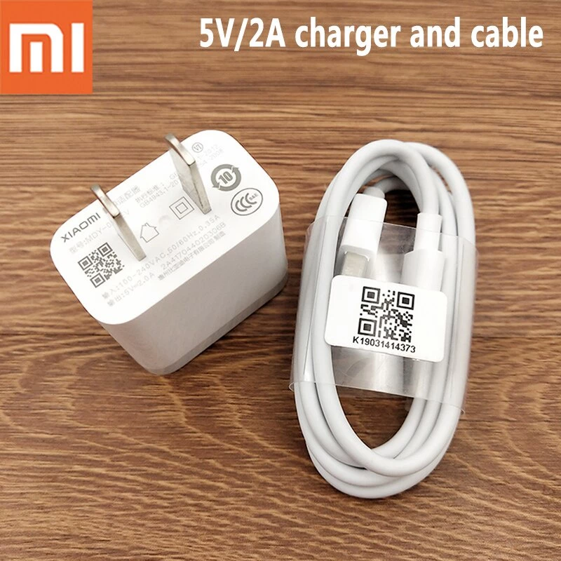 Bộ sạc nhanh Xiaomi Mi 5v2a chính hãng Cáp USB loại C và Cáp loại C Bộ sạc nhanh cho Mi 9 8 10 9se Redmi note 7 pro Mi 6 6X 8 A2 A1 Note 8 max3 mi 8 lite