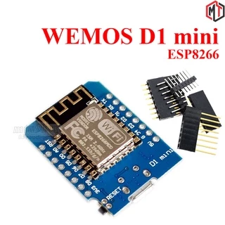 Mạch Thu Phát WiFi ESP8266 Wemos D1 mini (NodeMCU Mini D1) - có kèm bộ Jump cắm