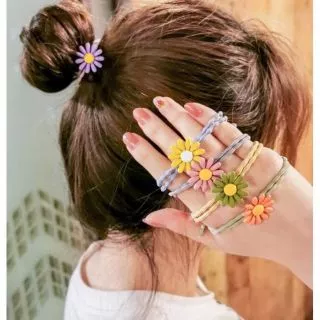 Nơ Buộc Tóc Hoa Daisy