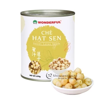 Hạt Sen Nước Đường Wonderful Đóng Lon 870gr