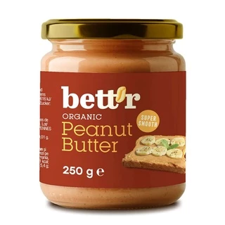 Bơ đậu phộng hữu cơ (Bett'r Organic Peanut Butter) - 250gr