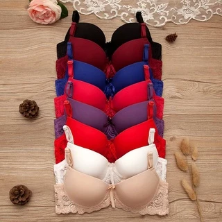 Áo bralette áo ngực nữ trẻ nhật bản áo ngực nữ kiểu mỏng thu thập màu tinh khiết bóng đồ lót ren gợi cảm sinh viên thanh thiếu niên áo ngực cho xn giá cả phải chăng