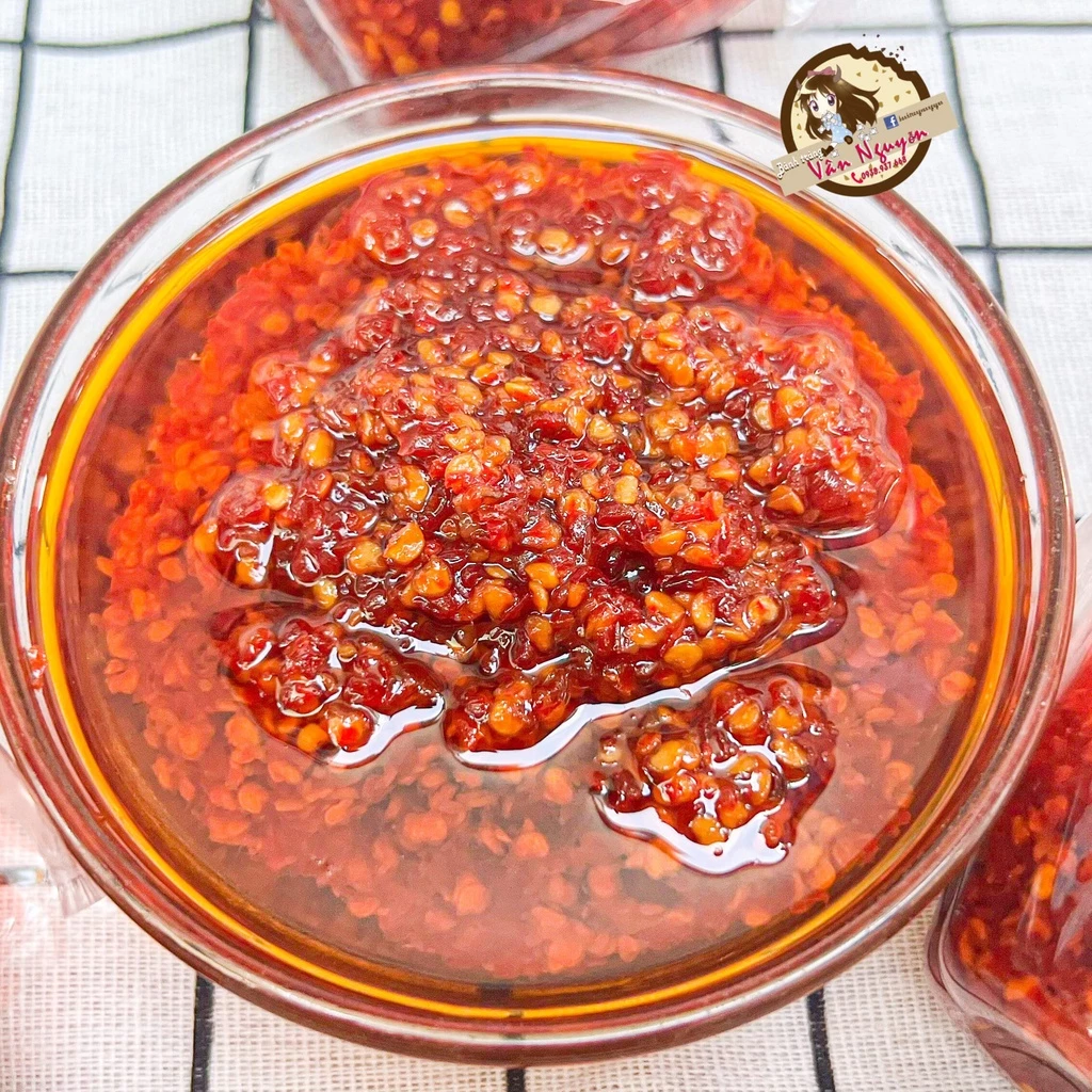 Ớt rim siêu cay nhà làm ăn bánh tráng. Bánh tráng phơi sương vân nguyễn