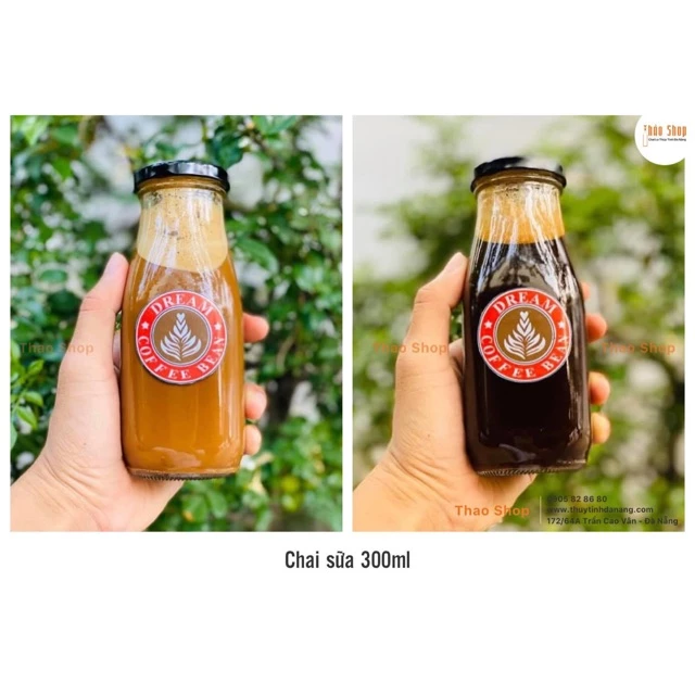 CHAI THUỶ TINH ĐỰNG SỮA 300ml