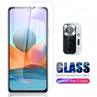 Ốp Điện Thoại Kính Cường Lực Cho Xiaomi 11T Redmi Note 11s 10s 9s 8 7 6 5 9T 9A 9C 8A Poco M3 F3 GT Pro Max Mi 11 Lite 10T 9T K20 Pro PocoPhone F1 2 Trong 1