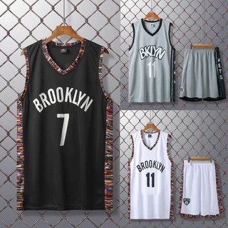 Bộ đồ đồng phục chơi bóng rổ theo phong cách NBA Brooklyn Nets Kyrie Irving 11 Kevin Durant 7 dành cho nam