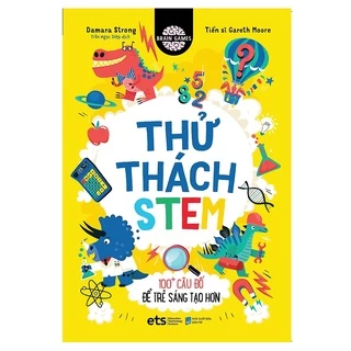 Sách - Brain games: Thử thách stem - 100+ câu đố để trẻ sáng tạo hơn