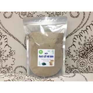 Bột gạo lứt mè đen giảm cân, lợi sữa sau sinh rang thơm cực mịn (500gram1kg)