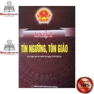 Sách - Luật tín ngưỡng tôn giáo (NXB Lao Động)