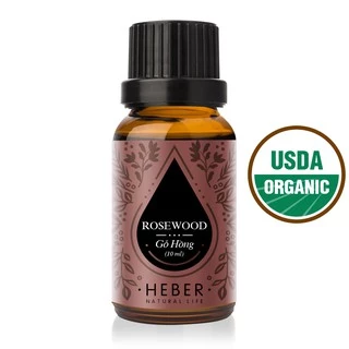 Tinh Dầu Gỗ Hồng Rosewood Heber Natural Life, Cao Cấp Nhập Khẩu, Thiên Nhiên Nguyên Chất Xông Phòng, 10ml/30ml/50ml