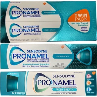 KEM ĐÁNH RĂNG SENSODYNE PRONAMEL FRESH BREATH HÀNG USA