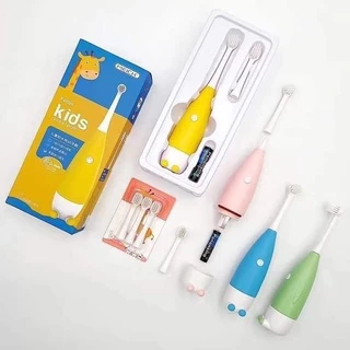 [Kèm Pin] Bàn Chải Điện Cho Bé Focus Kids Sạch Răng Tiện Lợi Chống Nước