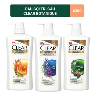 Dầu Gội Sạch Gàu CLEAR Botanique 630g/1chai