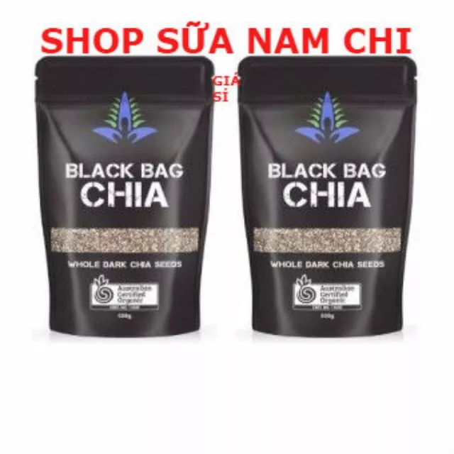 [COMBO 2 GÓI] Hạt Chia ĐEN BLACK BAG CHIA 500g - Hàng Úc