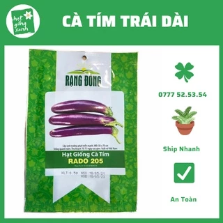 Hạt Giống Cà Tím (2gr) Tỷ Lệ Nảy Mầm Cao